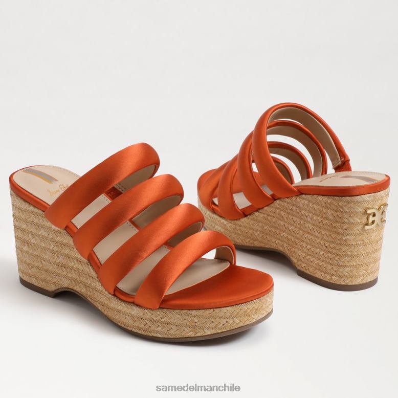 Sam Edelman P802J684 calzado naranja cali mujer tacón de cuña de plataforma yuki