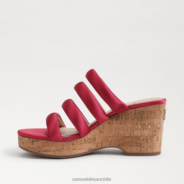 Sam Edelman P802J685 calzado ultra fucsia mujer tacón de cuña de plataforma yuki