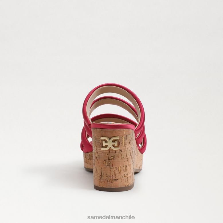 Sam Edelman P802J685 calzado ultra fucsia mujer tacón de cuña de plataforma yuki