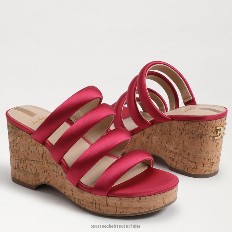 Sam Edelman P802J685 calzado ultra fucsia mujer tacón de cuña de plataforma yuki