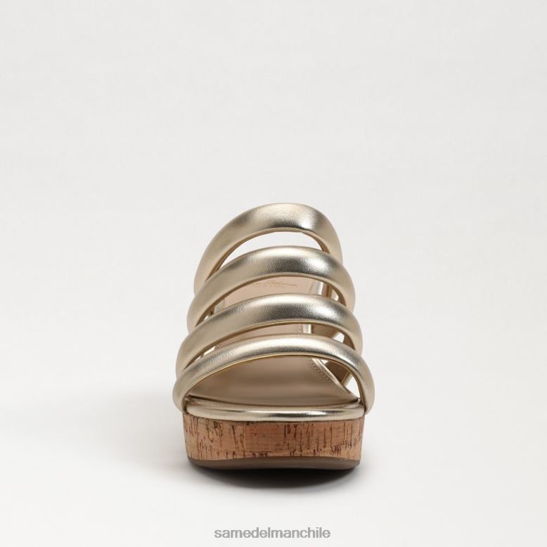 Sam Edelman P802J686 calzado hoja de oro mujer tacón de cuña de plataforma yuki