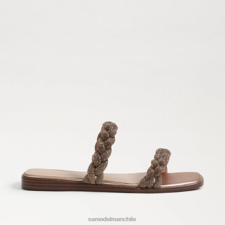 Sam Edelman P802J694 calzado oro rosa mujer sandalia tipo chancla inette