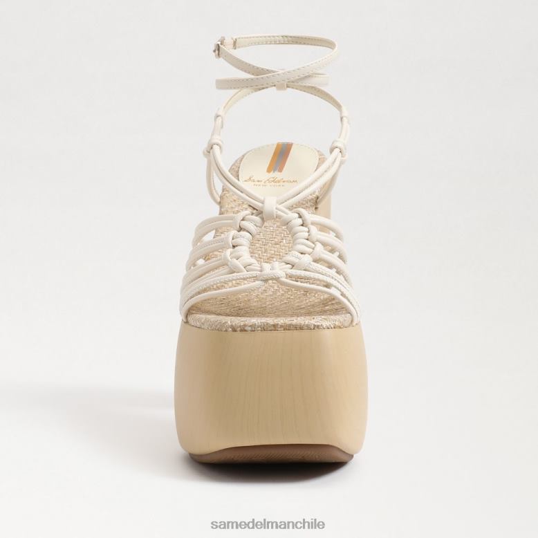 Sam Edelman P802J698 calzado marfil moderno mujer tacón de plataforma gia