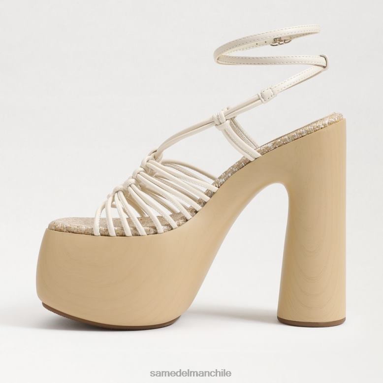 Sam Edelman P802J698 calzado marfil moderno mujer tacón de plataforma gia