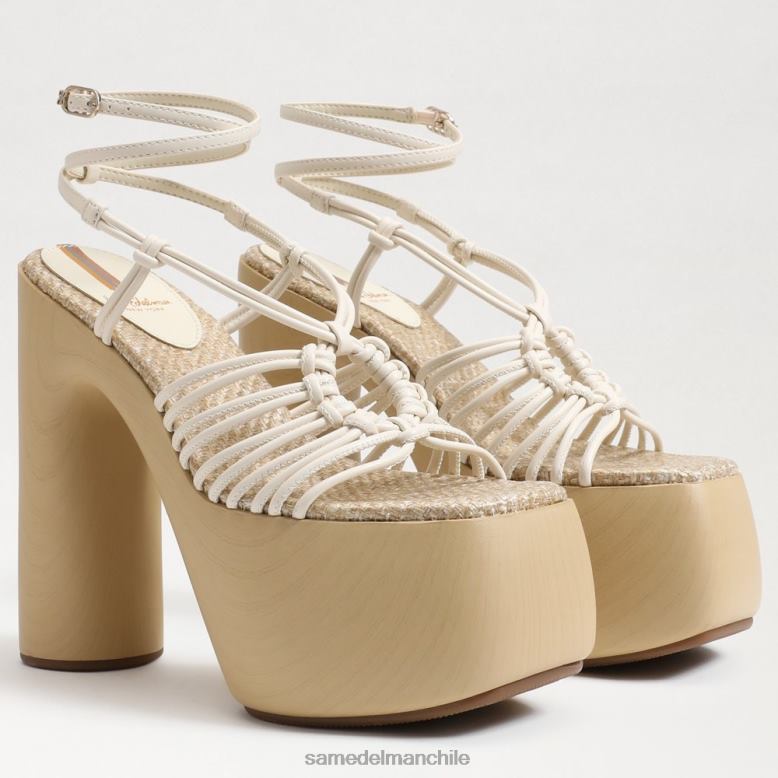 Sam Edelman P802J698 calzado marfil moderno mujer tacón de plataforma gia