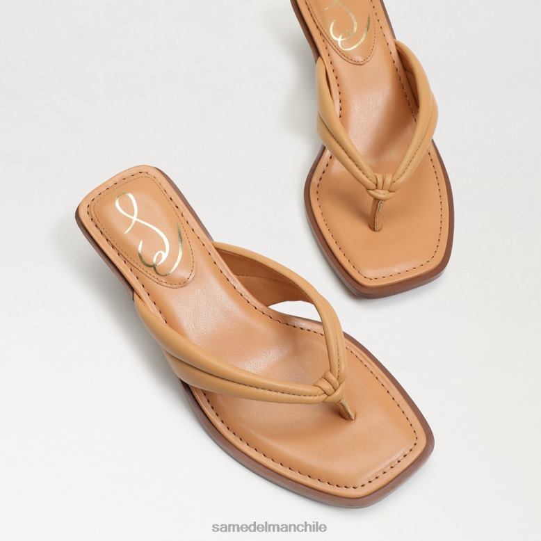 Sam Edelman P802J707 calzado cuero arena natural mujer sandalia tipo tanga daphney