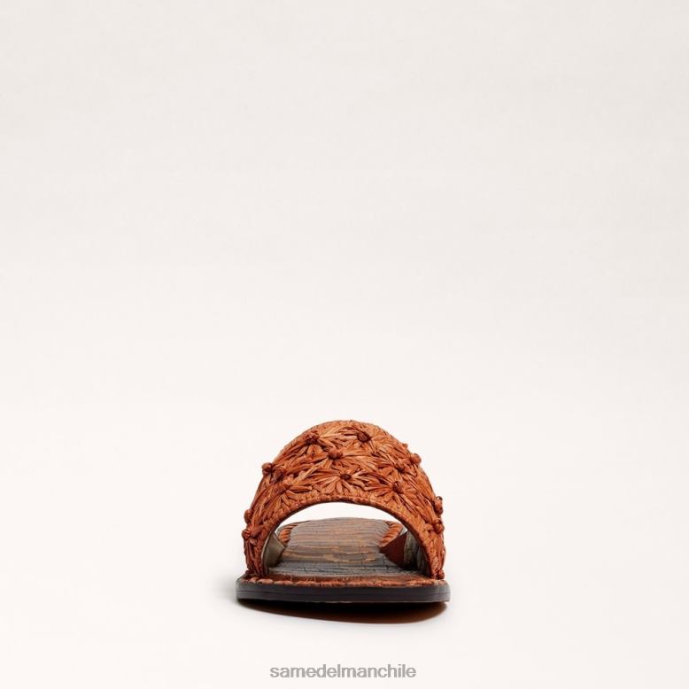 Sam Edelman P802J70 calzado óxido oscuro mujer sandalia giovanna de rafia