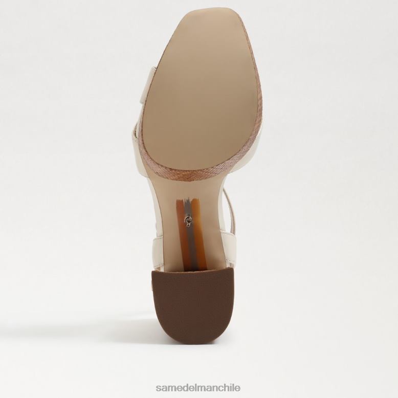 Sam Edelman P802J722 calzado cuero marfil moderno mujer sandalia plataforma nolita