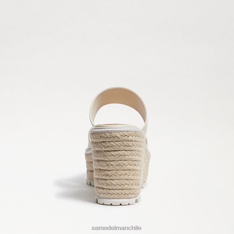 Sam Edelman P802J757 calzado marfil moderno mujer sandalia cuña luca