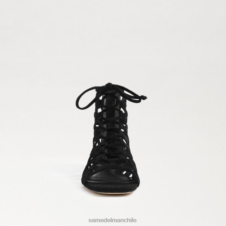 Sam Edelman P802J946 calzado ante negro mujer sandalia gladiadora lara