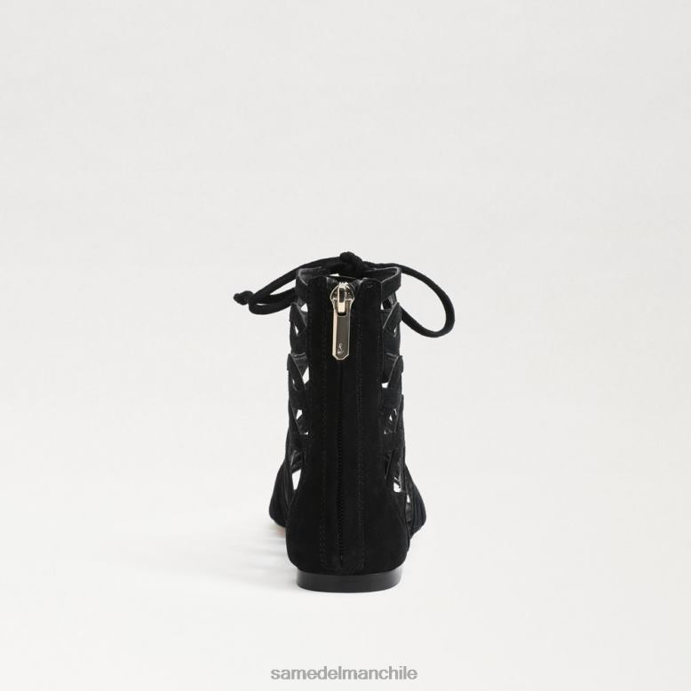 Sam Edelman P802J946 calzado ante negro mujer sandalia gladiadora lara