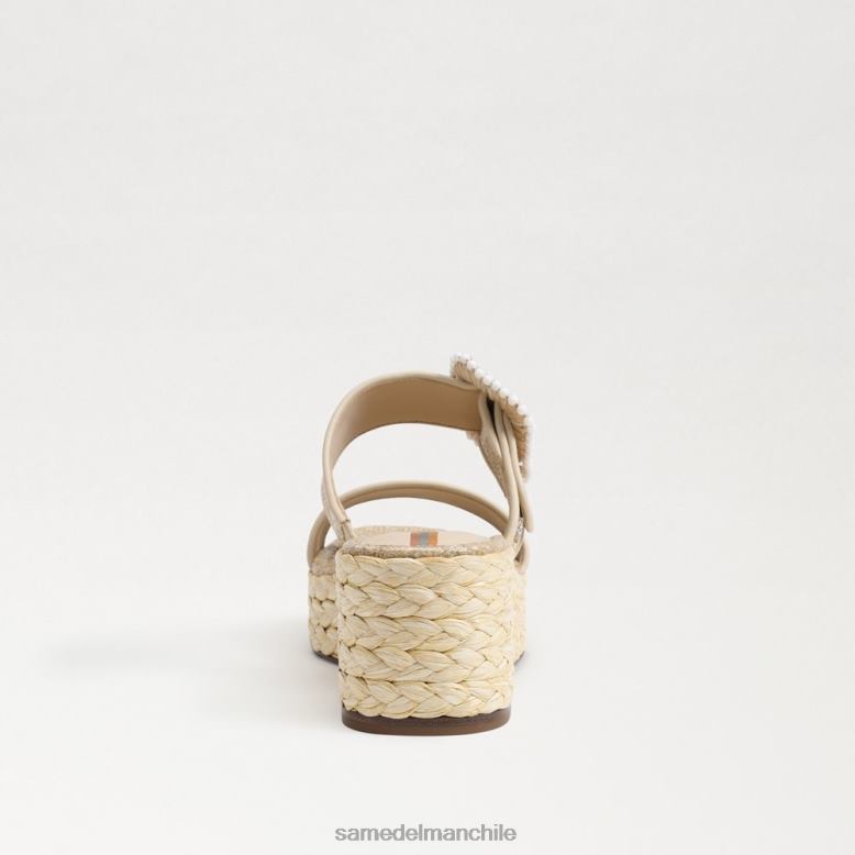 Sam Edelman P802J200 calzado cáscara de huevo mujer sandalia con cuña y alpargata Chase