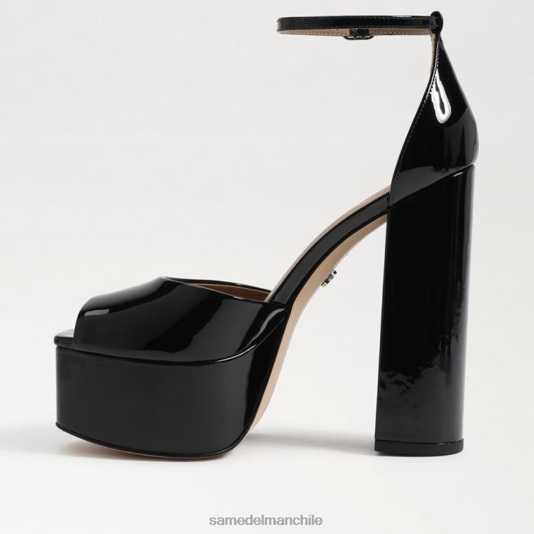 Sam Edelman P802J239 calzado charol negro mujer tacón de plataforma kori
