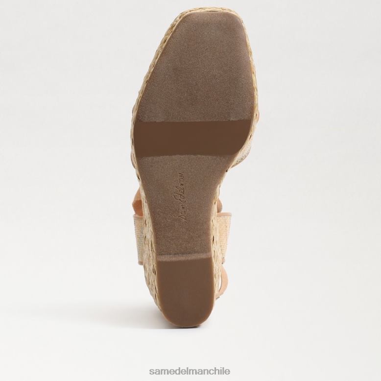 Sam Edelman P802J244 calzado multirafia natural mujer sandalia alpargata con cuña vaughn