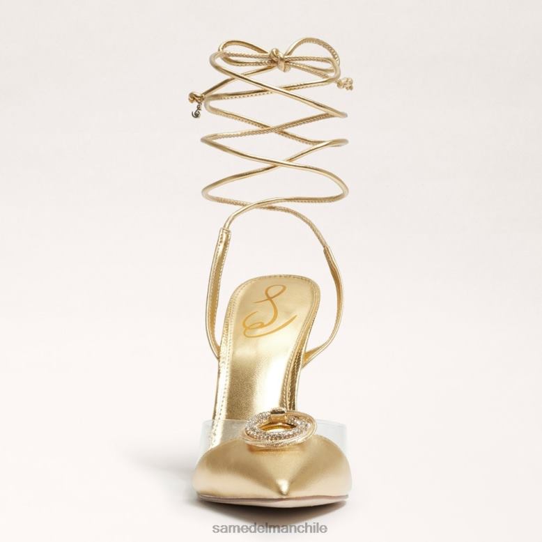 Sam Edelman P802J268 calzado oro ámbar mujer stiletto de tiras adrian