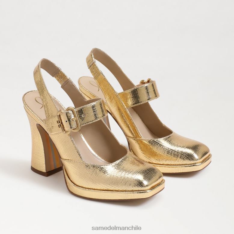 Sam Edelman P802J317 calzado oro ámbar mujer Mercedita destalonada Jildie con tacón