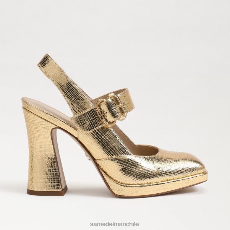 Sam Edelman P802J317 calzado oro ámbar mujer Mercedita destalonada Jildie con tacón