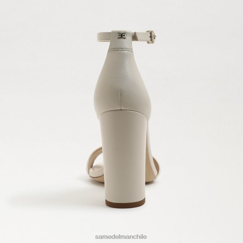 Sam Edelman P802J329 calzado cuero marfil moderno mujer sandalia con tacón cuadrado yaro