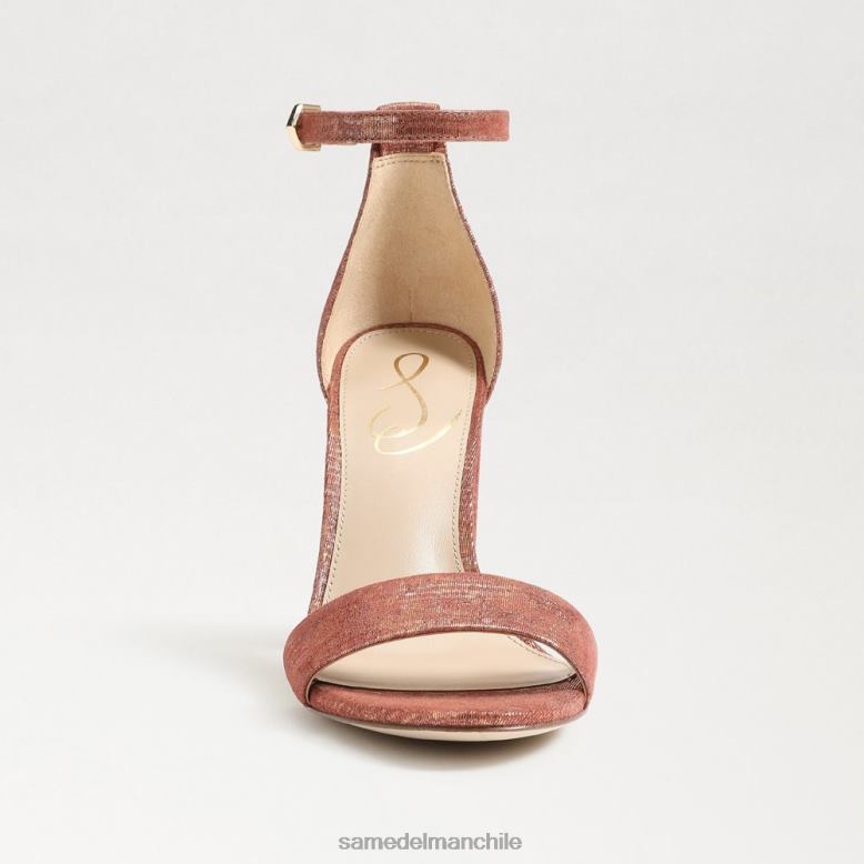 Sam Edelman P802J331 calzado rosa óxido mujer sandalia con tacón cuadrado yaro