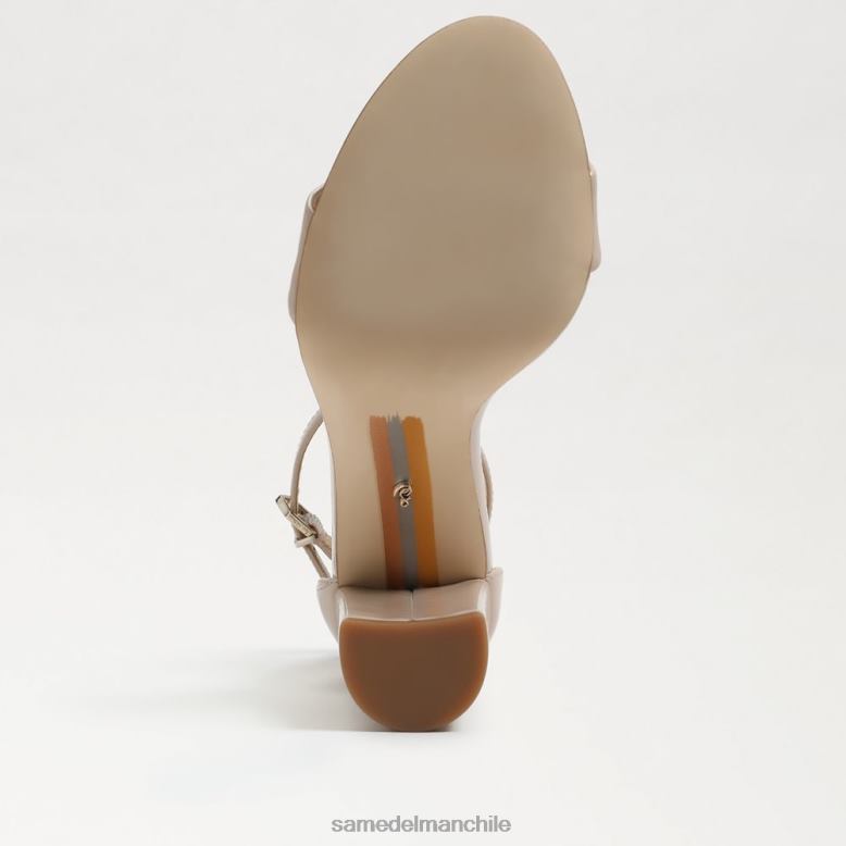 Sam Edelman P802J337 calzado patente de chai latte mujer sandalia con tacón cuadrado yaro