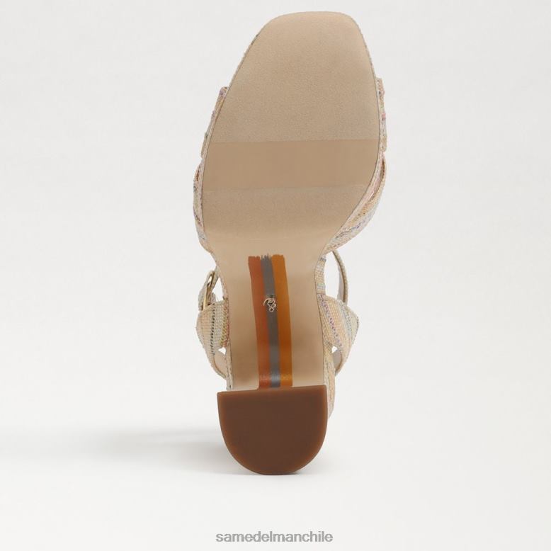 Sam Edelman P802J510 calzado multirafia natural mujer sandalia kayna con plataforma