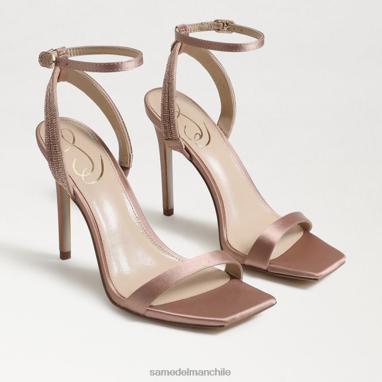 Sam Edelman P802J536 calzado praliné suave mujer tacón con correa en el tobillo ophelia