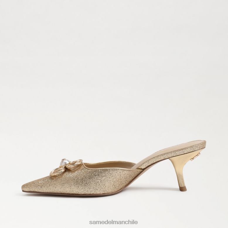 Sam Edelman P802J589 calzado oro ámbar mujer tacón de gatito brit tour