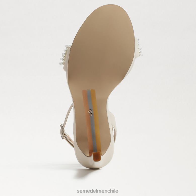 Sam Edelman P802J615 calzado marfil moderno mujer tacón con correa en el tobillo jade perla