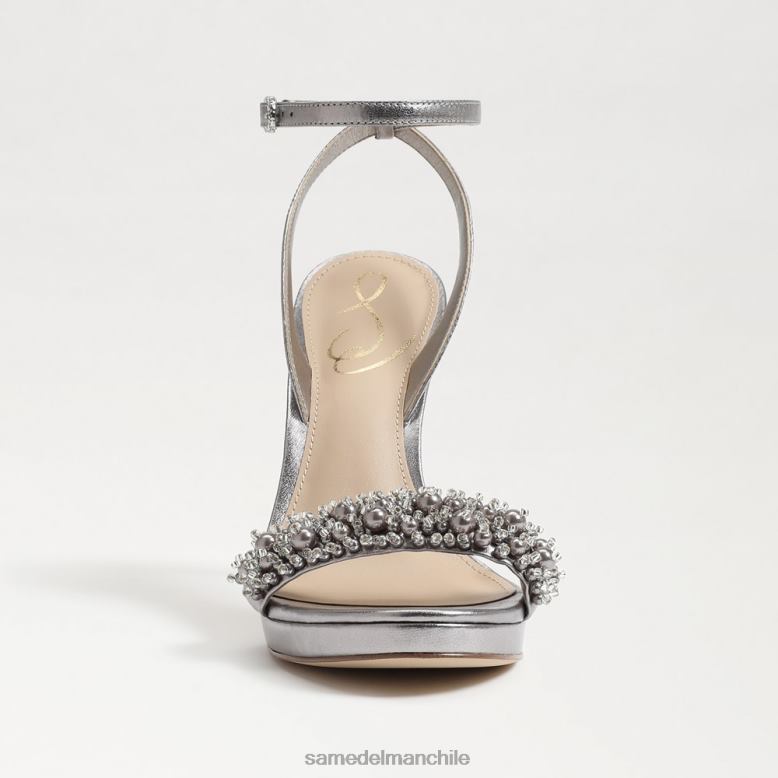 Sam Edelman P802J616 calzado estaño mujer tacón con correa en el tobillo jade perla