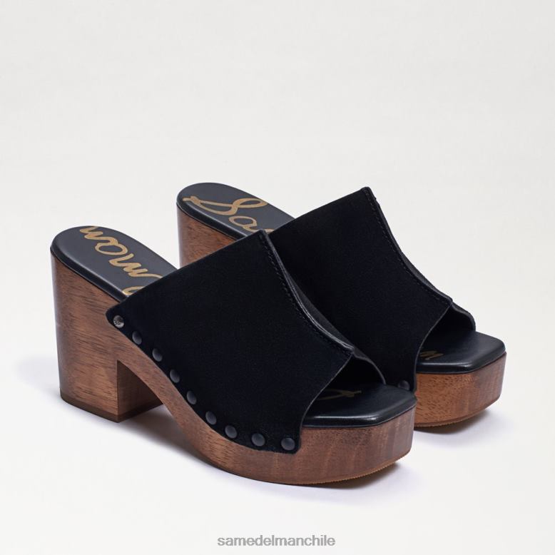 Sam Edelman P802J640 calzado ante negro mujer mula josselyn