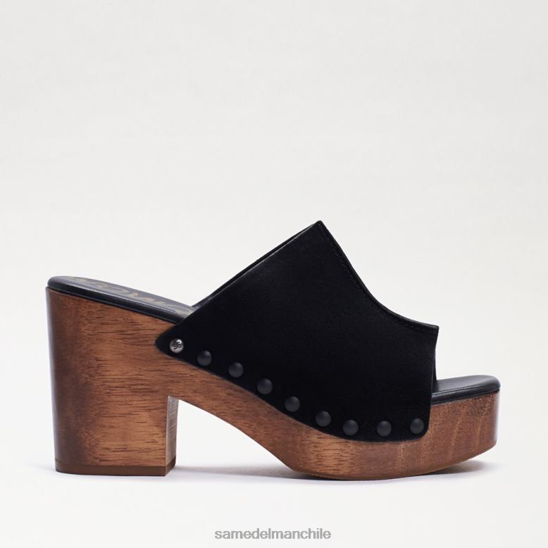 Sam Edelman P802J640 calzado ante negro mujer mula josselyn