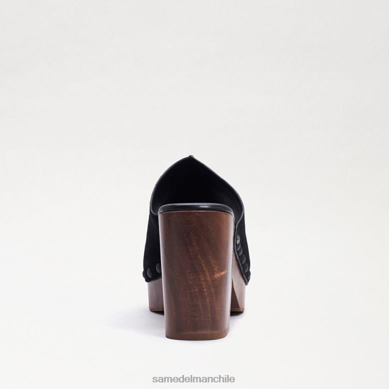 Sam Edelman P802J640 calzado ante negro mujer mula josselyn