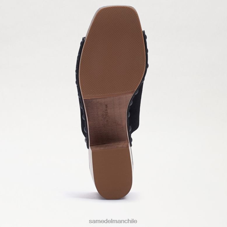 Sam Edelman P802J640 calzado ante negro mujer mula josselyn