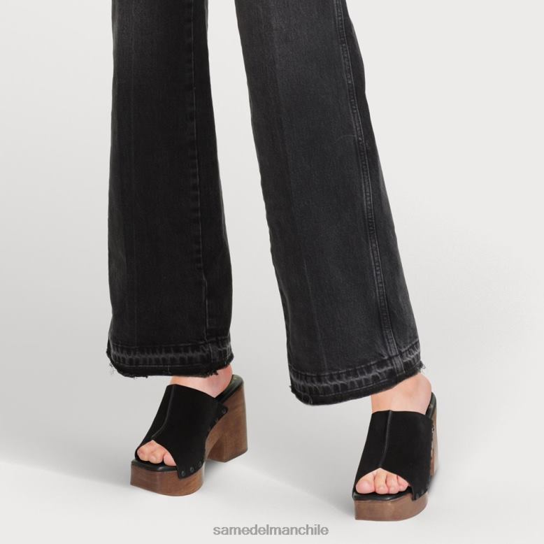 Sam Edelman P802J640 calzado ante negro mujer mula josselyn