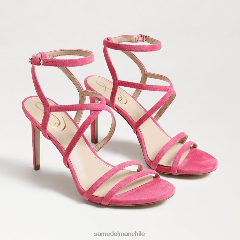 Sam Edelman P802J647 calzado azalea rosa mujer tacón con tiras delanie