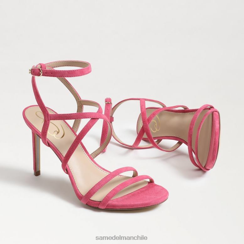 Sam Edelman P802J647 calzado azalea rosa mujer tacón con tiras delanie