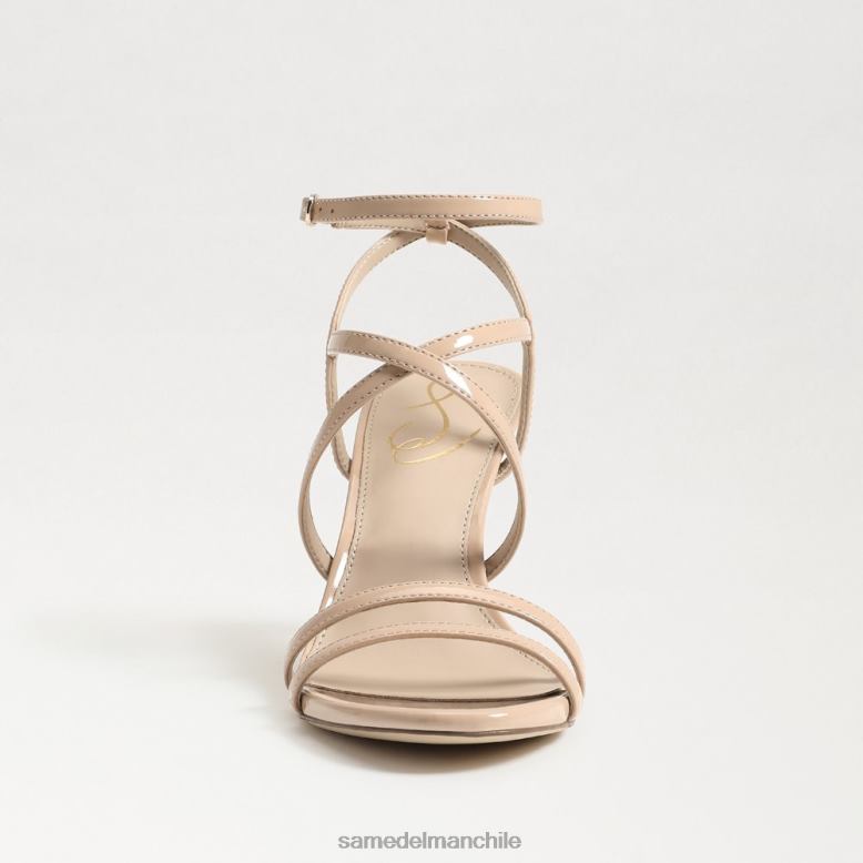 Sam Edelman P802J649 calzado rubor beige mujer tacón con tiras delanie