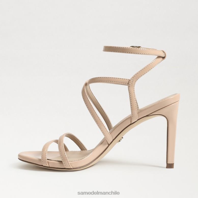 Sam Edelman P802J649 calzado rubor beige mujer tacón con tiras delanie