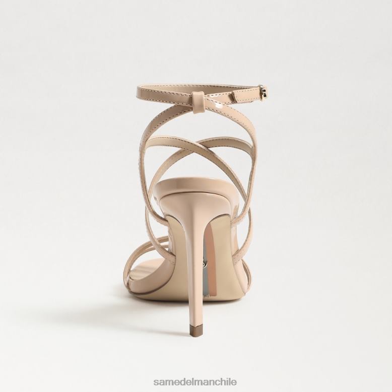 Sam Edelman P802J649 calzado rubor beige mujer tacón con tiras delanie
