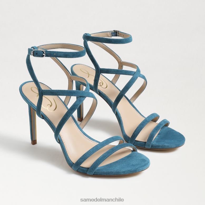 Sam Edelman P802J652 calzado índigo salvaje mujer tacón con tiras delanie