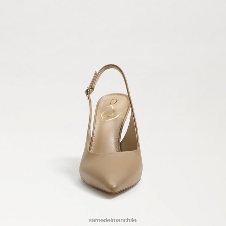 Sam Edelman P802J661 calzado beige suave mujer zapatos de tacón color avellana