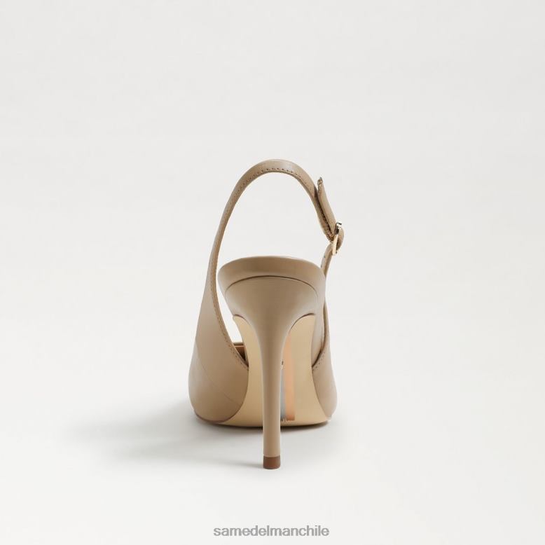 Sam Edelman P802J661 calzado beige suave mujer zapatos de tacón color avellana