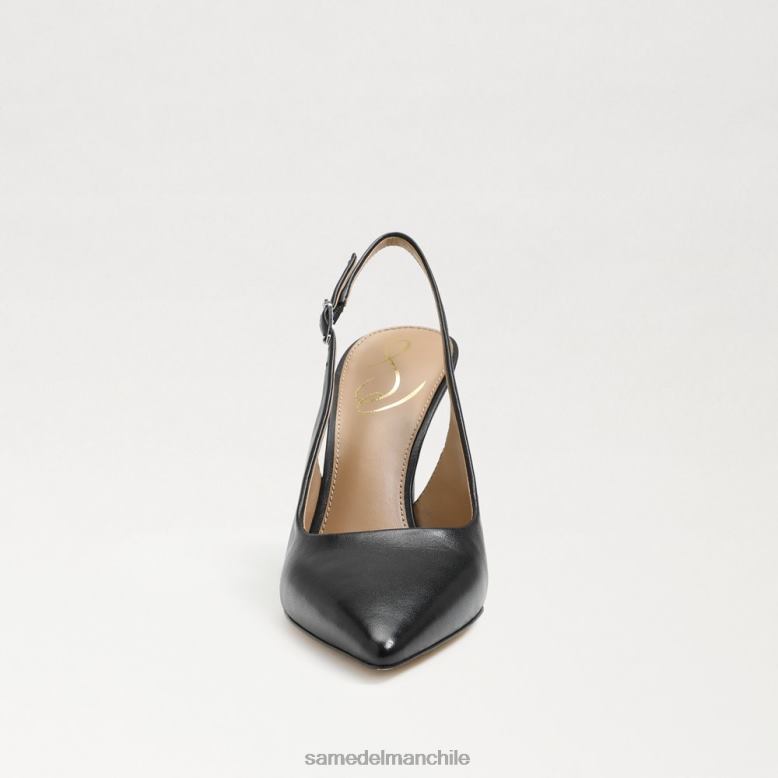 Sam Edelman P802J662 calzado cuero negro mujer zapatos de tacón color avellana
