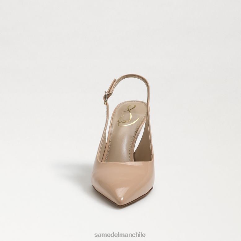 Sam Edelman P802J665 calzado charol rubor beige mujer zapatos de tacón color avellana