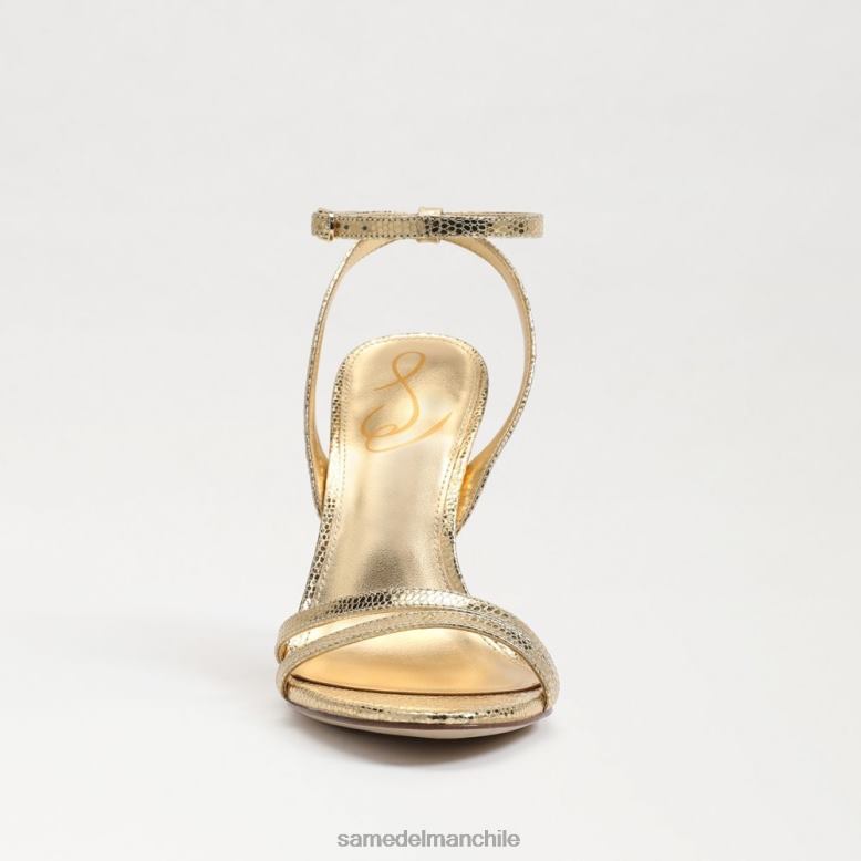 Sam Edelman P802J676 calzado oro ámbar mujer tacón con correa en el tobillo gemmie