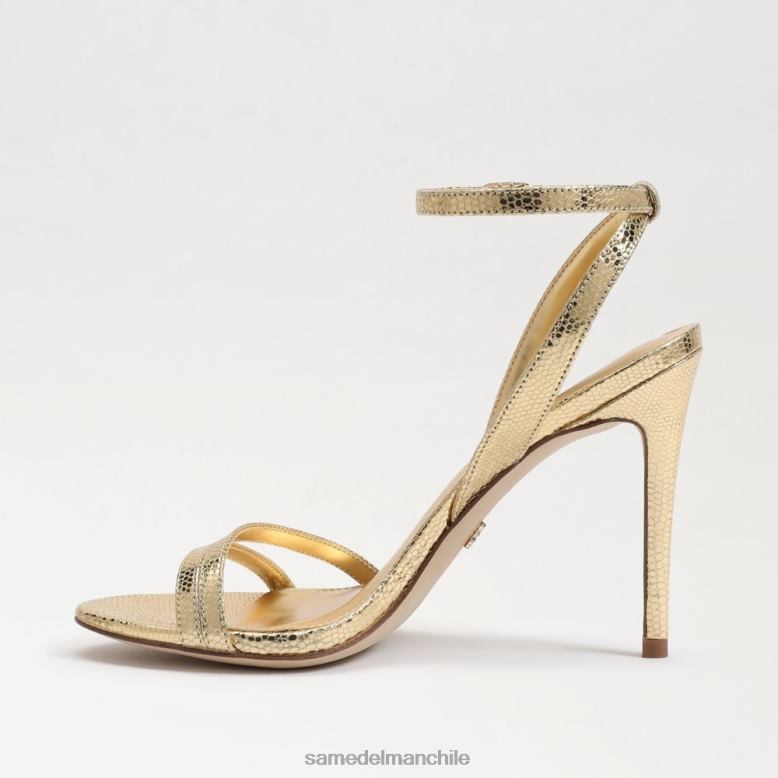 Sam Edelman P802J676 calzado oro ámbar mujer tacón con correa en el tobillo gemmie