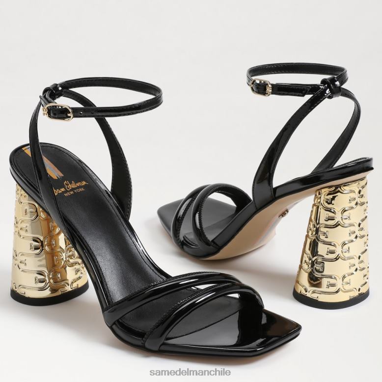 Sam Edelman P802J713 calzado negro mujer tacón bloque kayden