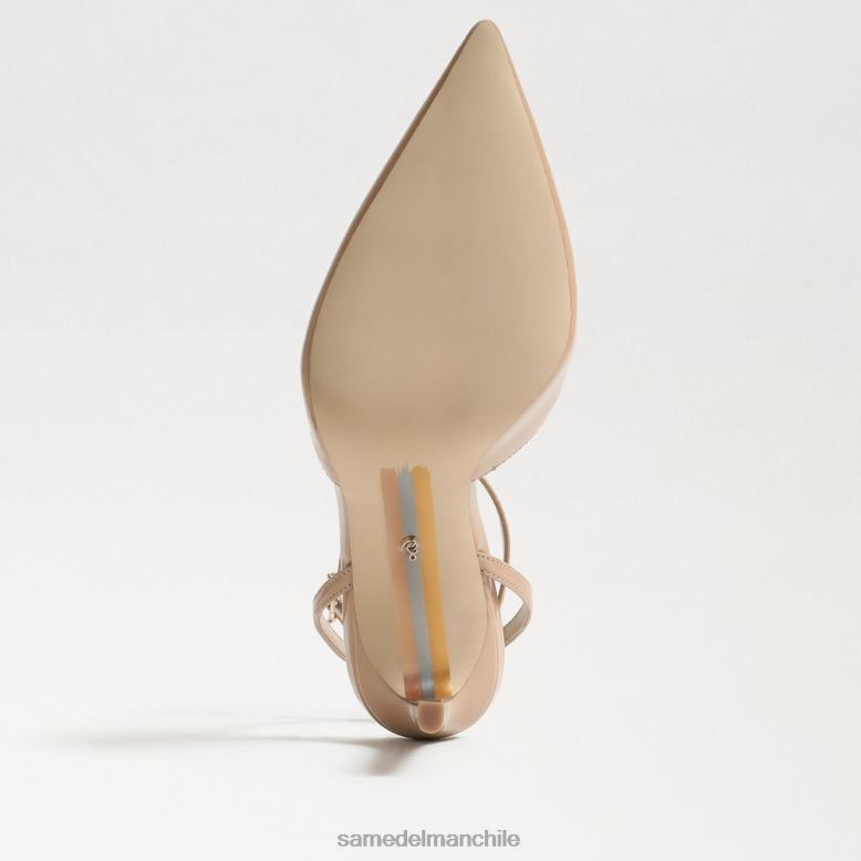 Sam Edelman P802J735 calzado patente de arena dorada mujer salón destalonado avril