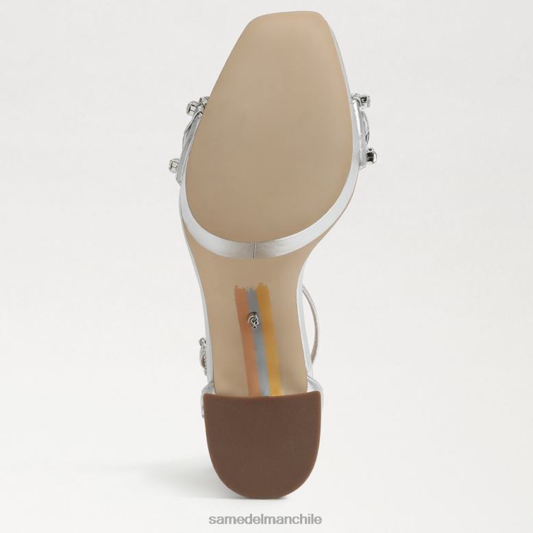 Sam Edelman P802J760 calzado plata suave mujer tacon plataforma ninette