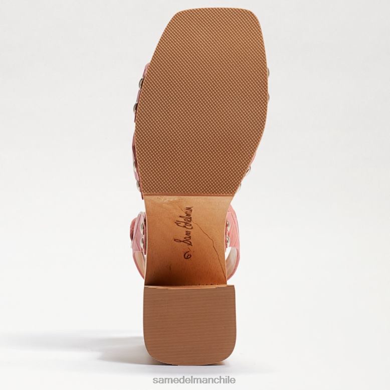 Sam Edelman P802J801 calzado cocodrilo rosa terra mujer sandalia de tacón con plataforma rosalind